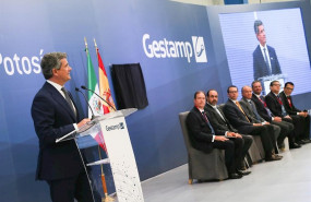 ep francisco riberas presidente ejecutivo de gestamp en la inauguracion de la nueva planta de la ep francisco riberas presidente ejecutivo de gestamp en la inauguracion de la nueva planta de la