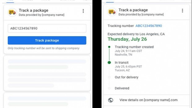 ep google crea una nueva funcion que permite ver el estado de un pedido desde la barra de busqueda