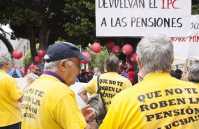 ep grupo de pensionistas en una de las manifestaciones del colectivo