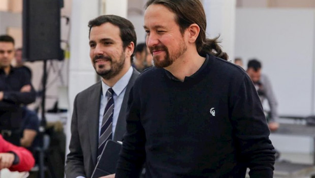 ep i-d el ministro de consumo alberto garzon y el vicepresidente segundo del gobierno de espana y