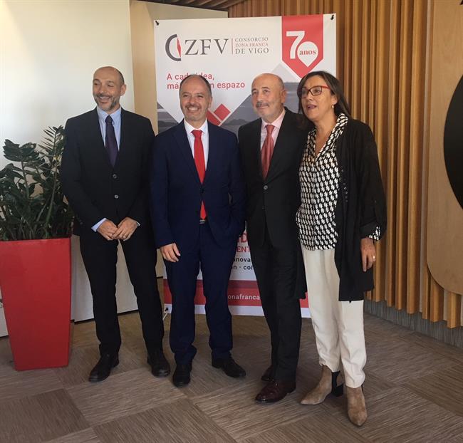 Javier Losada visita Zona Franca de Vigo | DELEGACIÓN DEL GOBIERNO EN GALICIA ep javier losada visita zona francavigo