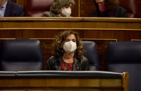 ep la ministra de hacienda y funcion publica la socialista maria jesus montero en una sesion