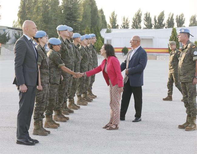 LA MINISTRA DE DEFENSA, MARGARITA ROBLES, VISITA LÍBANO | MINISTERIO DE DEFENSA ep la ministradefensa margarita robles visita libano