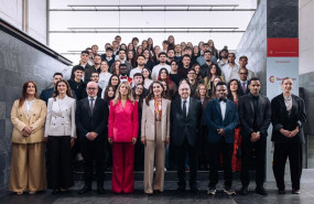 ep la reina letizia preside el decimo aniversario del programa talento joven