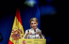 ep la vicepresidenta segunda y ministra de trabajo y economia social yolanda diaz este lunes en el