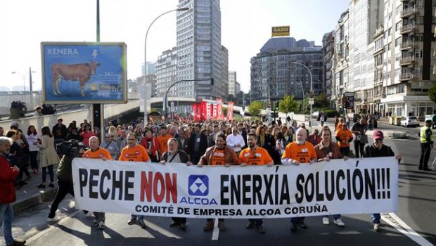 ep manifestacionlos trabajadoresla multinacional alcoaa coruna galicia 20181025190014