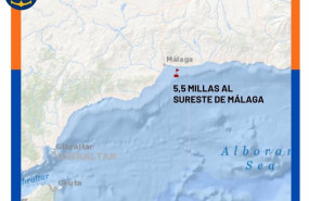 ep punto del rescate de cuatro tripulantes de un pesquero hundido a 55 millas al sureste de malaga