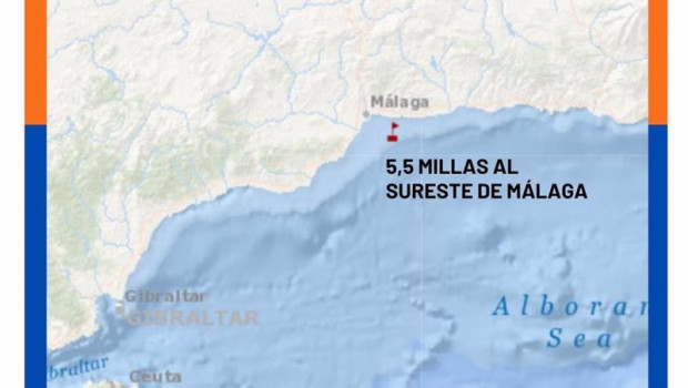 ep punto del rescate de cuatro tripulantes de un pesquero hundido a 55 millas al sureste de malaga
