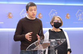ep archivo el lider de mas pais inigo errejon y la diputada de mas pais ines sabanes en una rueda ep archivo el lider de mas pais inigo errejon y la diputada de mas pais ines sabanes en una rueda