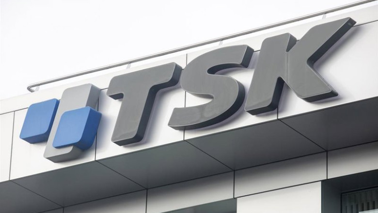 ep archivo   fachada de la empresa tsk en gijon asturias espana