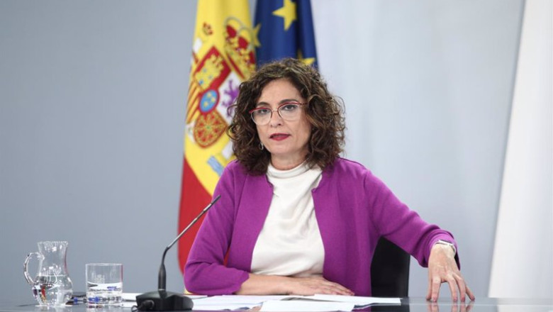 ep archivo la ministra de hacienda y portavoz del gobierno maria jesus montero durante su ep archivo la ministra de hacienda y portavoz del gobierno maria jesus montero durante su