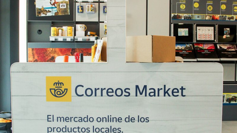 Archivo - Logo de Correos Market en una oficina de Madrid (España) | Irina R.H. - Europa Press - Archivo ep archivo logo de correos market en una oficina de madrid espana