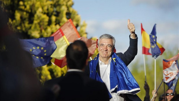 ep el cabeza de lista de cs al parlamento europeo luis garicano interviene en el cierre de campana