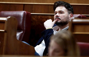 ep el portavoz parlamentario de erc gabriel rufian durante el pleno del congreso que se celebra hoy