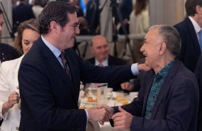 ep el presidente de la ceoe antonio garamendi y el secretario general de ugt pepe alvarez llegan al