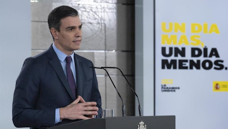 El presidente del Gobierno, Pedro Sánchez. | Moncloa ep el presidente del gobierno pedro sanchez 20200406231403