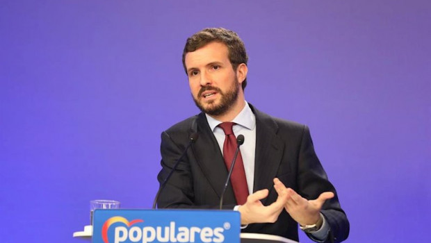 ep el presidente del pp pablo casado en una rueda de prensa para presentar su plan de choque