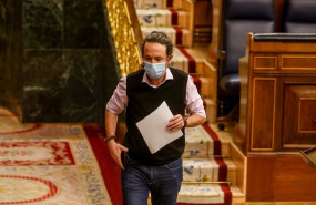 ep el vicepresidente segundo del gobierno pablo iglesias durante una sesion de control al ejecutivo