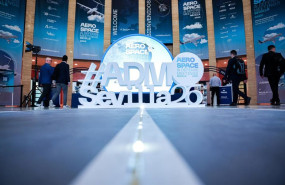 ep imagen de las instalaciones y expositores en las jornadas del aeroespace defese meetings adm