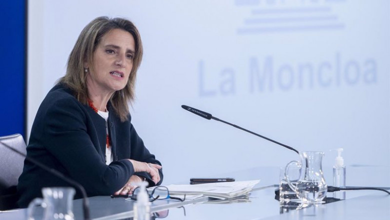 La ministra para la Transición Ecológica, Teresa Ribera, en rueda de prensa tras el Consejo de Ministros | Alberto Ortega - Europa Press ep la ministra para la transicion ecologica teresa ribera en rueda de prensa tras el consejo de