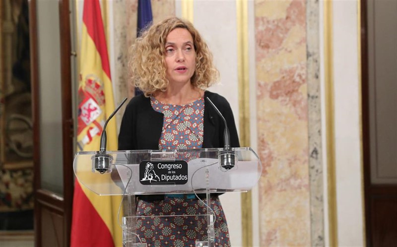 ep la presidenta del congreso meritxell batet en rueda de prensa