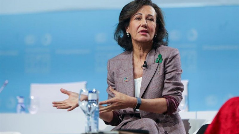 ep la presidenta del grup santander ana botin en la conferncia de les nacions unides sobre el canvi