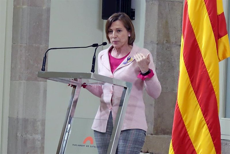 ep la presidenta del parlament carme forcadell