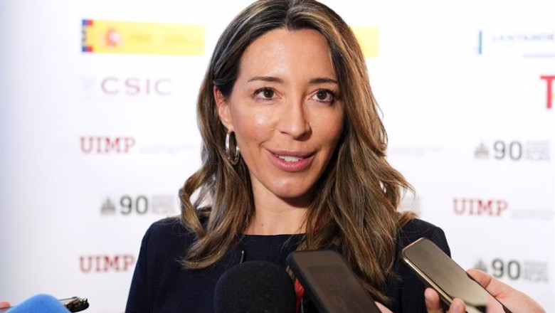 ep la secretaria de estado de comercio de espana xiana mendez comparece ante los medios antes de ep la secretaria de estado de comercio de espana xiana mendez comparece ante los medios antes de