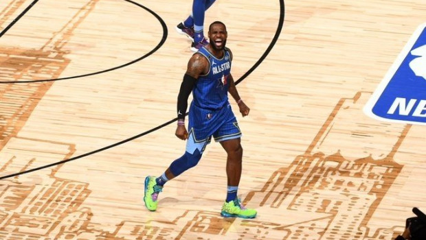ep lebron james celebra el triunfo en el all star game de chicago