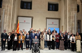 ep los premiados junto al presidente salvador illa