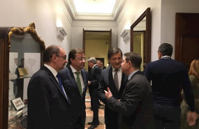 ep los presidentes de aragon francisco javier lamban extremadura guillermo fernandez vara y castilla
