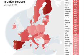 ep mapa con tasas de paro en la union europea ep mapa con tasas de paro en la union europea