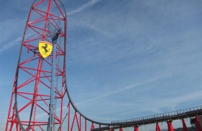 ep montan rusa ferrari land portaventura world