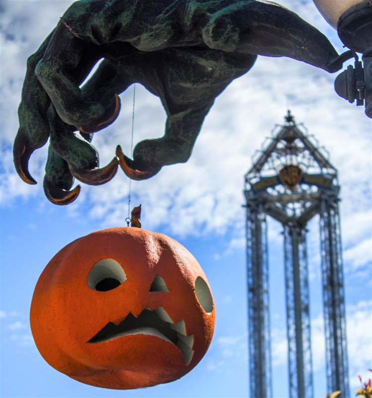 ep parque warner - halloween - decoracion ep parque warner - halloween - decoracion