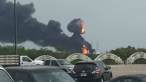 explosion spacex