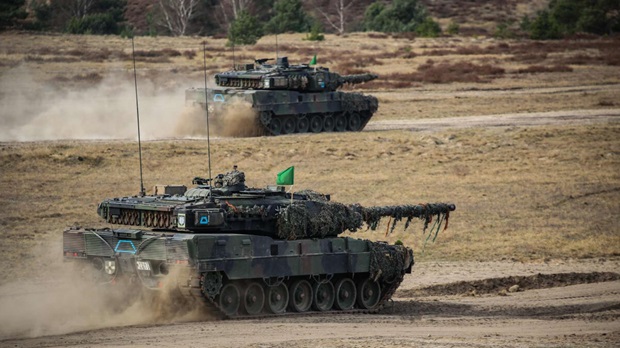 German Leopard tanks