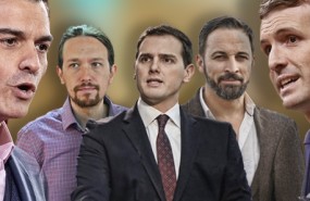 elecciones generales candidatos sanchez iglesias rivera abascal casado