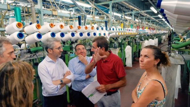 ep archivo   el conseller arcadi espana en su visita a marie claire