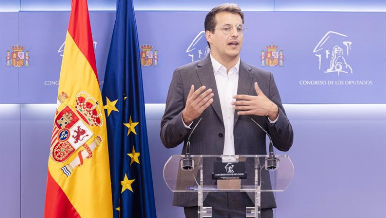 ep archivo el diputado de sumar jorge pueyo en una rueda de prensa ep archivo el diputado de sumar jorge pueyo en una rueda de prensa
