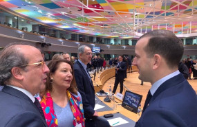 ep archivo - imagen de archivo en una reunion en la comision europea