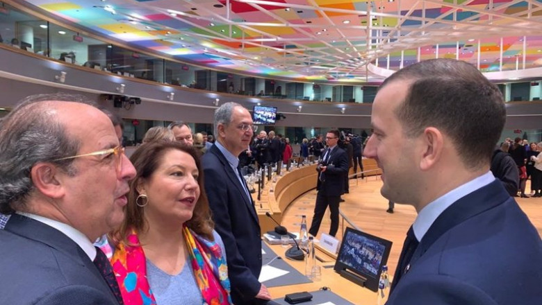 ep archivo - imagen de archivo en una reunion en la comision europea