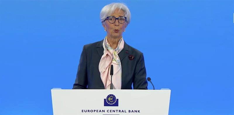 ep christine lagarde presidenta del bce en rueda de prensa el 22 de abril de 2021
