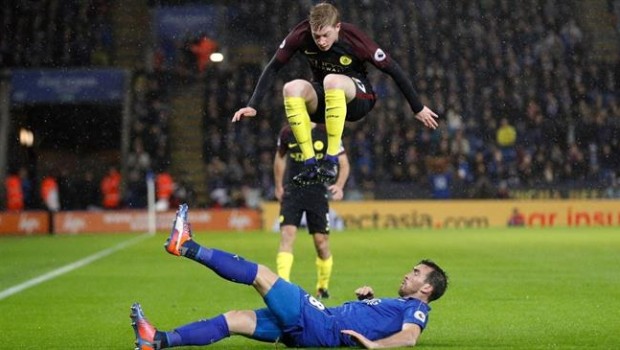 ep de bruyneleicester - manchester city