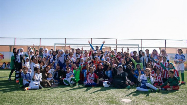 ep el campo de refugiados de zaatari protagonista con laliga en el dia de la mujer