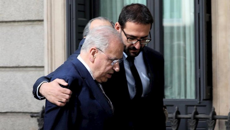 El exvicepresidente del Gobierno, Alfonso Guerra, entra en la capilla ardiente para despedir a Alfredo Pérez Rubalcaba en el Congreso de los Diputados | Jesús Hellín - Europa Press - Archivo ep el exvicepresidente del gobierno alfonso guerra entra en la capilla ardiente para despedir a