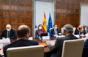 ep el ministro de asuntos exteriores union europea y cooperacion jose manuel albares y la ministra