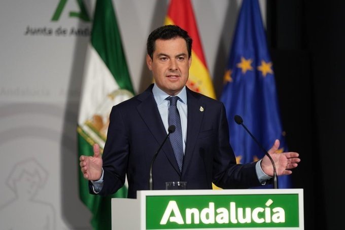 ep el presidente de la junta juanma moreno durante la declaracion institucional por el coronavirus
