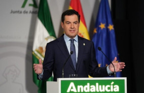 ep el presidente de la junta juanma moreno durante la declaracion institucional por el coronavirus