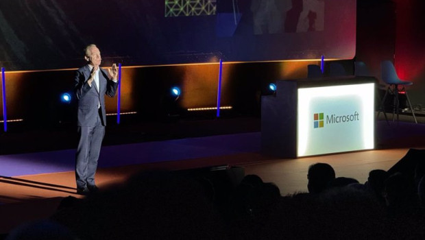 ep el presidente de microsoft brad smith en el microsoft ai innovation summit celebrado en madrid