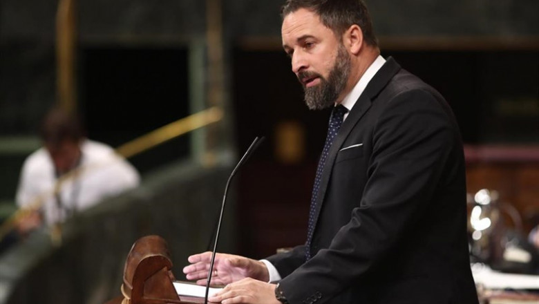 El presidente de Vox, Santiago Abascal, interviene en la sesión de control al Gobierno en funciones, en Madrid (España) a 11 de septiembre de 2019. | Eduardo Parra - Europa Press ep el presidente de vox santiago abascal interviene en la sesion de control al gobierno en funciones